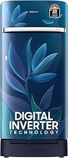 Samsung 183 L, 5 Star, Digital Inverter, Direct-Cool Single Door Refrigerator (RR20D2825HV/NL, Himalaya Poppy Blue, Base Stand Drawer) 4.44.4 out of 5 stars (1.8K)