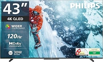 Philips 139 cm (55 inches) 8100 Series 4K Ultra HD Smart QLED Google TV 55PQT8100/94